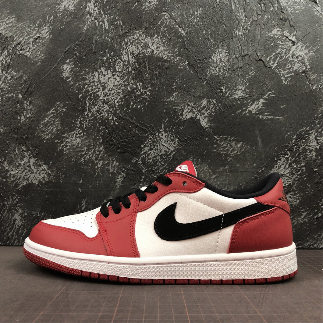 Air Jordan 1 Retro Low OG Varisity Red Black White 705329 600