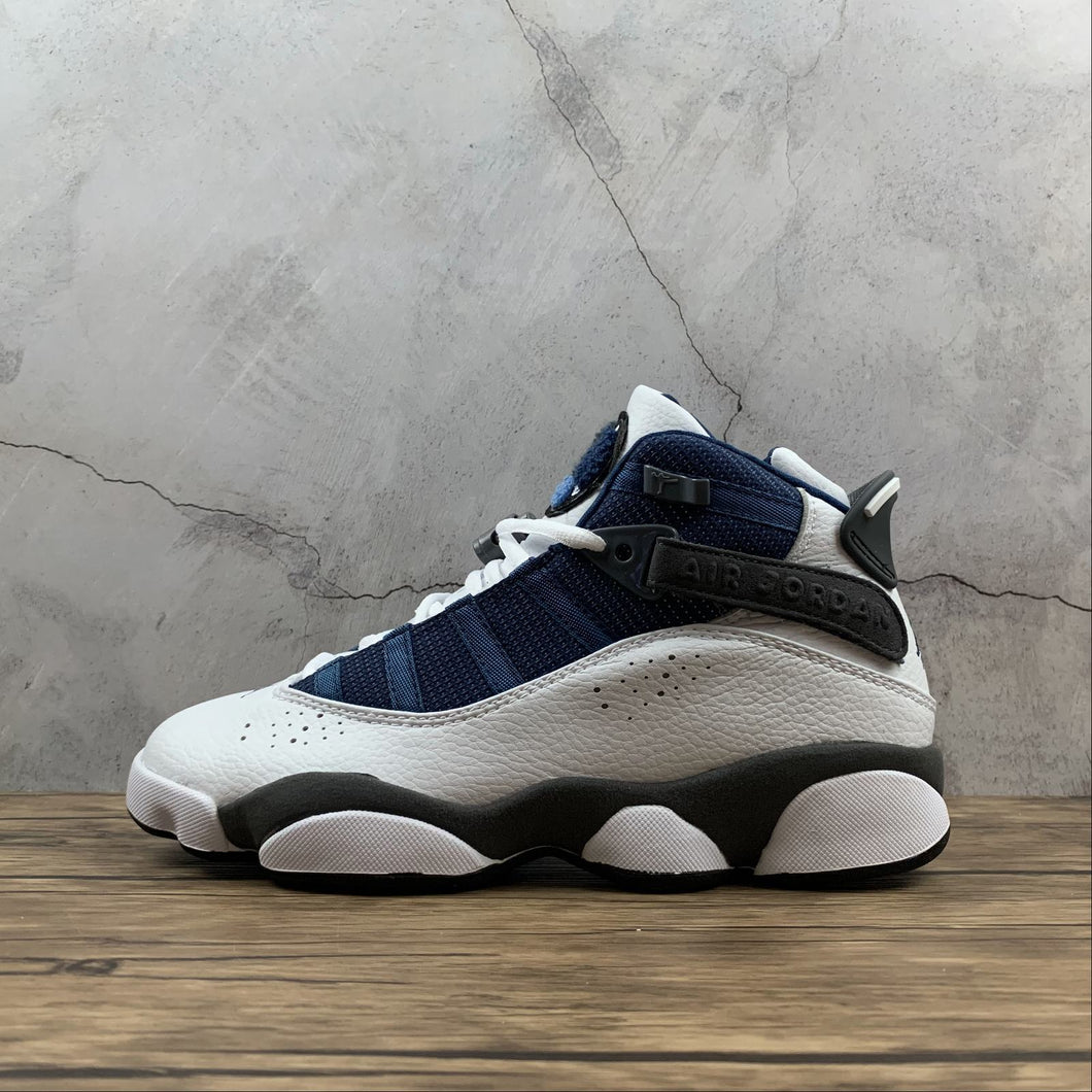 Air Jordan 6 Rings White French Blue-Flint Grey-University 322992-141