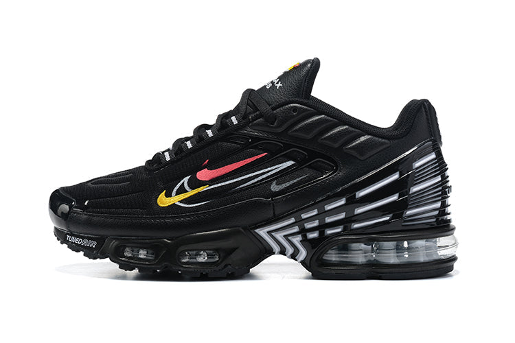 Air Max Plus 3 Black White Multi Color Swooshes CD0471-005