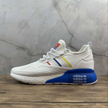 Cargar imagen en el visor de la galería, Adidas ZX 2K Boost White Blue-Red-Yellow CQ2768
