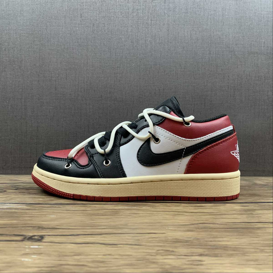 Air Jordan 1 Low Gym Red Black White 553560-612