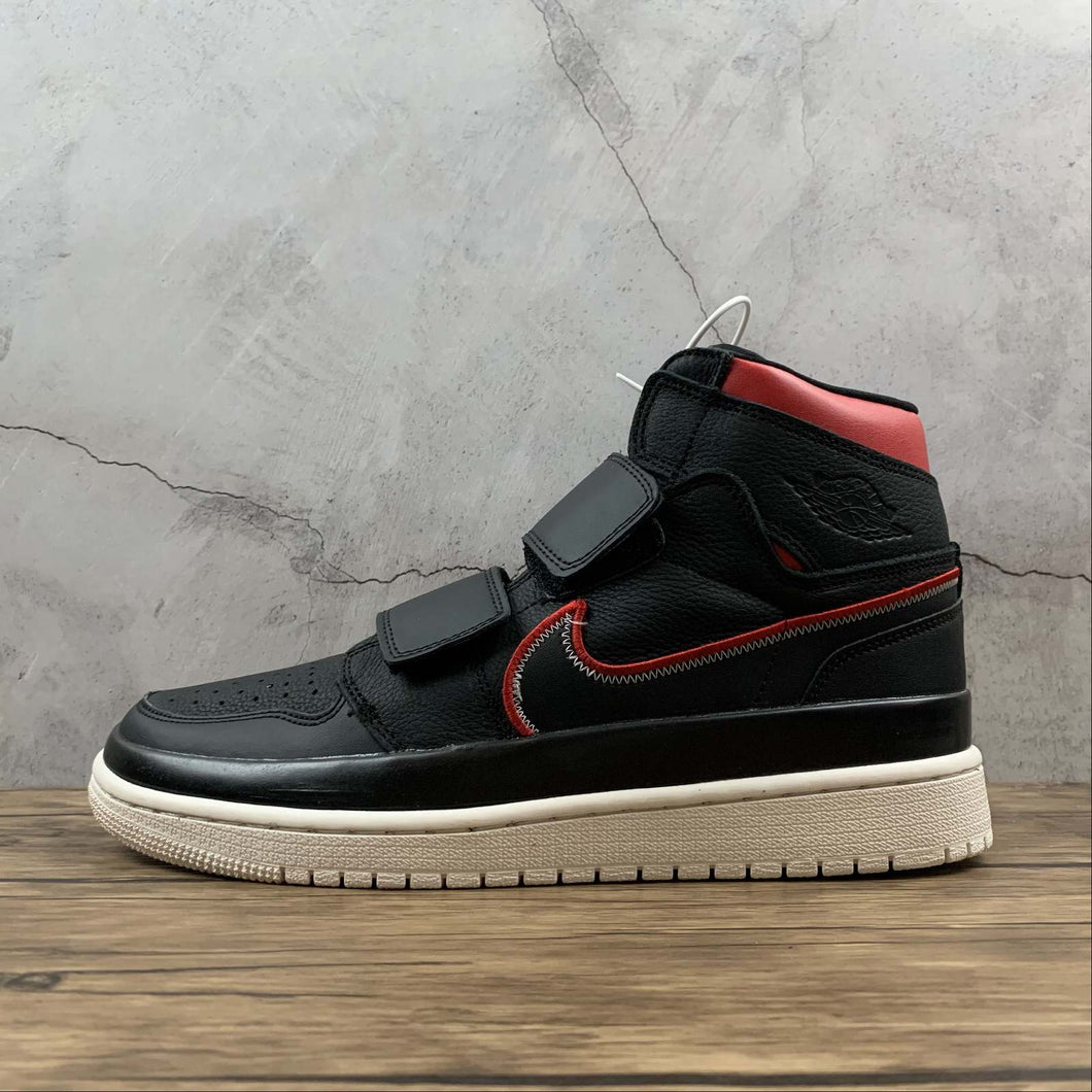 Air Jordan 1 Re Hi Double Strp Black Red AQ7924-016
