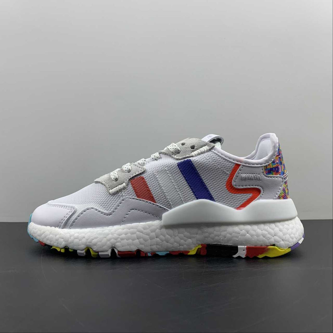 Adidas Nite Jogger White Blue-Red CG6198