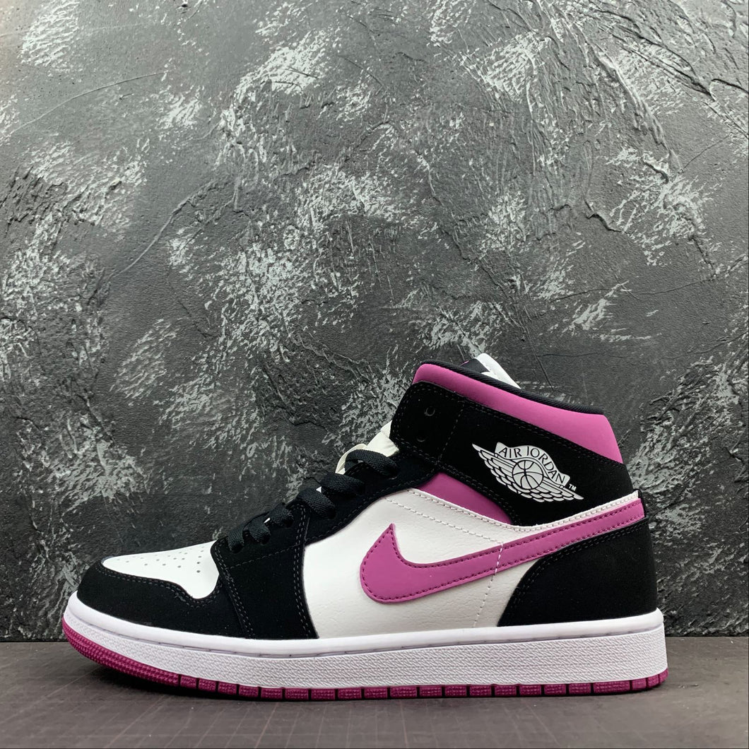 Air Jordan 1 Mid Rose Red Toe BQ6472-005