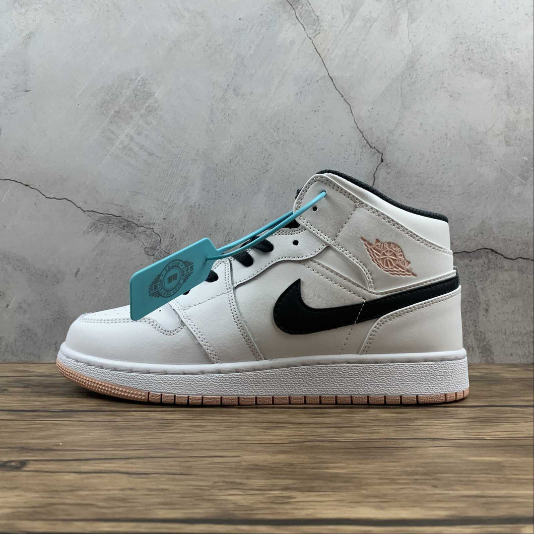 Air Jordan 1 Mid White Anthracite Arctic Orange (2021) 554725 180