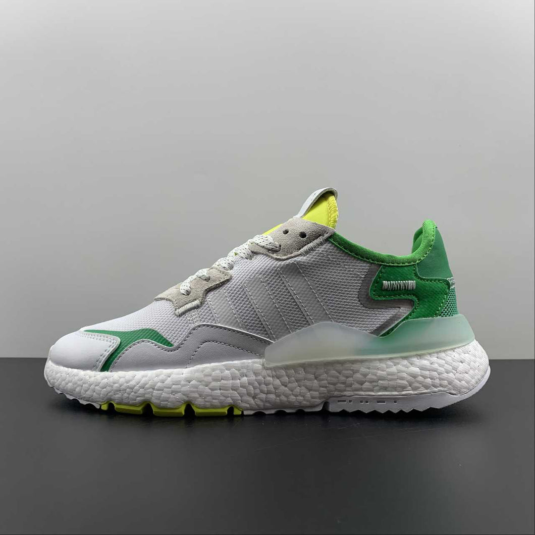 Adidas Nite Jogger White Green Yellow Metallic Silver CG6199