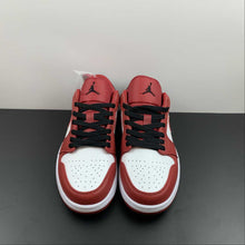 Cargar imagen en el visor de la galería, Air Jordan 1 Low Red White Black 553558-163
