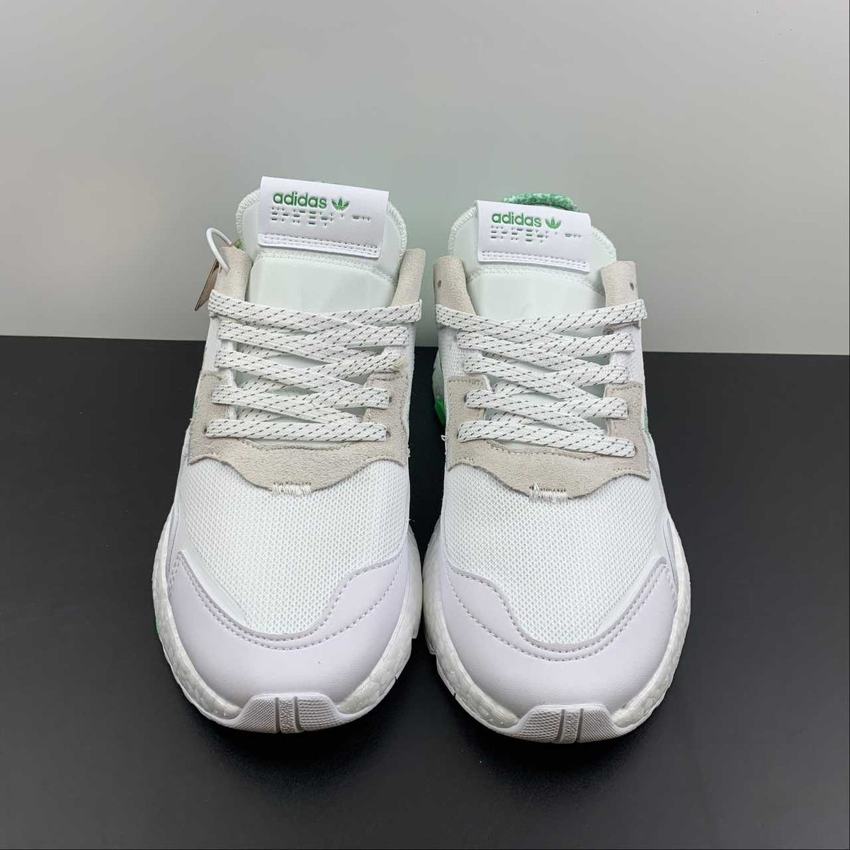 Adidas Nite Jogger White Green FW6715 – juanma-shop