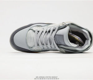 Air Jordan 4 Retro x Off White Grey Black 05HHLY13
