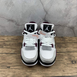 Air Jordan 4 Retro PSG White Bordeaux-Neutral Grey CZ5624-100