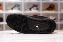 Cargar imagen en el visor de la galería, Air Jordan 4 Retro Black Cat Version H12
