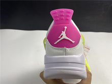 Cargar imagen en el visor de la galería, Air Jordan 4 Retro SE White White-Lemon Venom
