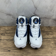 Cargar imagen en el visor de la galería, Air Jordan 6 Rings White French Blue-Flint Grey-University 322992-141

