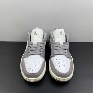 Air Jordan 1 Low Vintage Grey White 553558-053