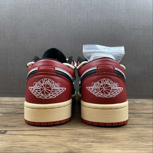 Air Jordan 1 Low Gym Red Black-White