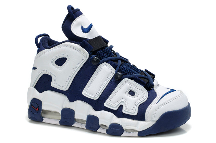 Air More Uptempo Oark Blue Red-Month 414962-007