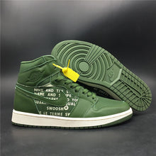 Cargar imagen en el visor de la galería, Air Jordan 1 Retro High OG x Swoosh Army Green Toe 555088-300
