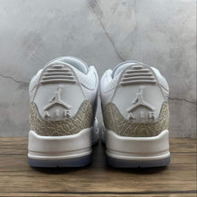 Cargar imagen en el visor de la galería, Air Jordan 3 Retro White White White 136064-111
