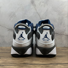 Cargar imagen en el visor de la galería, Air Jordan 6 Rings White French Blue-Flint Grey-University 322992-141
