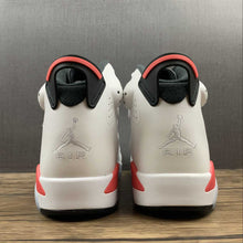 Cargar imagen en el visor de la galería, Air Jordan 6 Retro White Sharp Red 384664-123
