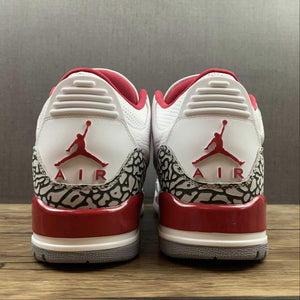 Air Jordan 3 Retro “Cardinal Red” White Light Curry-Cardinal Red-Cement 8532-126