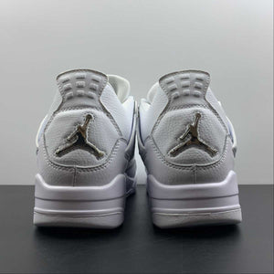 Air Jordan 4 Retro White Metallic Silver