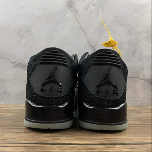 Air Jordan 3 Retro Flyknit Black Black Anthracite AQ1005-001