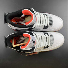 Cargar imagen en el visor de la galería, Air Jordan 4 Retro White Black Bright Crimson 308497-116
