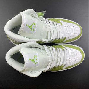 Air Jordan 1 Mid SE White Vivid Green-White (2022)
