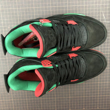 Cargar imagen en el visor de la galería, Air Jordan 4 Retro NRG Black Gorge Green-Varsity Red AQ3816-063
