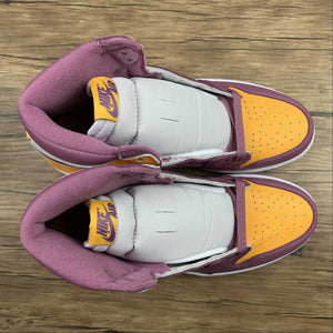 Air Jordan 1 High OG White Purple Yellow (2021)555088-706