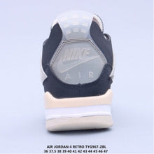 Cargar imagen en el visor de la galería, Air Jordan 4 Retro x Off White Dark Blue Grey TYG967-ZBL

