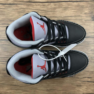 Air Jordan 3 Retro OG Black Fire Red-Cement Grey (2018) 854262-001
