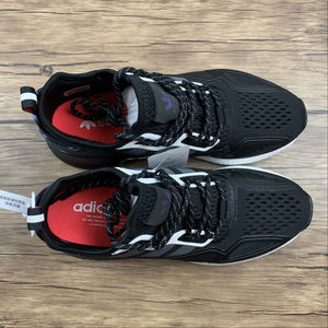 Adidas ZX 2K Boost Black Supplier Colour Shock Red FX7475