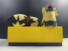 Cargar imagen en el visor de la galería, Air Jordan 6 Retro X Travis Scott Wheat Yellow CN1084-300
