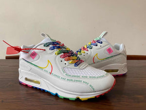 Air Max 90 5D Flying Line White Rainbow