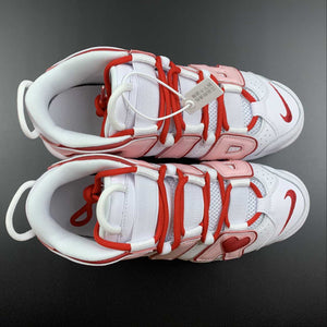 Air More Uptempo 96 White Varsity Red Pink (2021) 921948-102