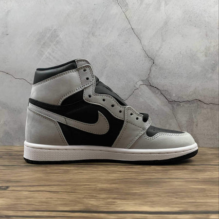 Air Jordan 1 Retro High OG Black Lt Smoke Grey-White (2021) 555088-035