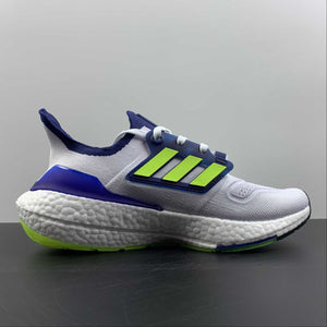 Adidas UltraBoost 22 White Blue Yellow GZ7211