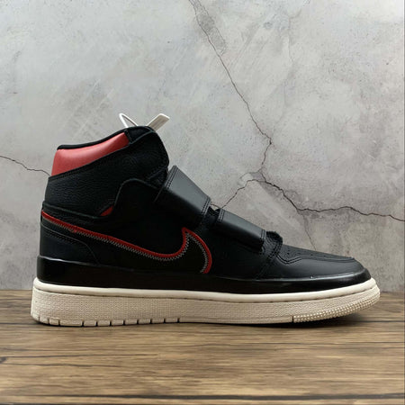 Air Jordan 1 Re Hi Double Strp Black Red AQ7924-016