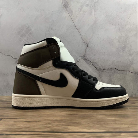 Air Jordan 1 Retro High OG Sail Black Dark Mocha-Black 555088-105