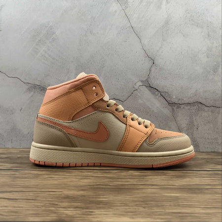 Air Jordan 1 Mid Atomic Orange Apricot Agate (2021) DH4270-800