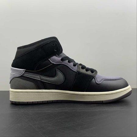 Air Jordan 1 Mid SE CRAFT Black Grey (2022) DM9652-001