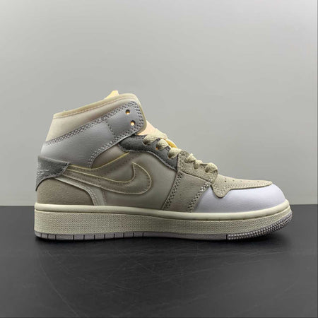 Air Jordan 1 Mid SE CRAFT White Neutral Grey-Phantom (2022) DM9652-100