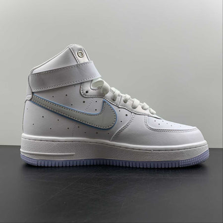 Air Force 1 High White Metallic Silver White FB1865-101