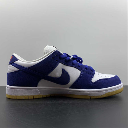 SB Dunk Low Los Angeles Dodgers Deep Royal Blue Sport Red White DO9395-400