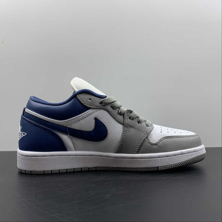 Air Jordan 1 Low White Grey-Blue DC0774-042