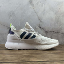 Cargar imagen en el visor de la galería, Adidas ZX 2K Boost White Supplier Colour Black FX8489
