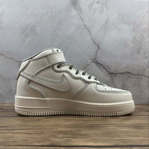 Air Force 1 07 Mid Beige Silver-Reflective Light AQ1218-118