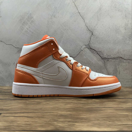 Air Jordan 1 Mid White Orange (2021) DM3531-800